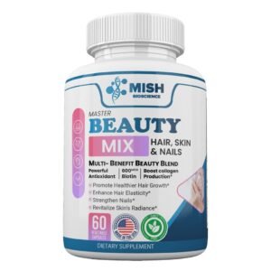 Master Beauty Mix - Hair, Skin & Nails | Strong Hair, Radiant Skin & Nail Growth | Biotin & Folate Supplement for Women