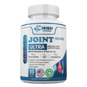 MishBio JOINT REVIVE Ultra: Premium Joint support Blend | Glucosamine, Chondroitin, MSM, Turmeric & Boswellia